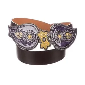 Etro | Accessories | Etro Leather Belt Metal Hook Buckle  display picture 2